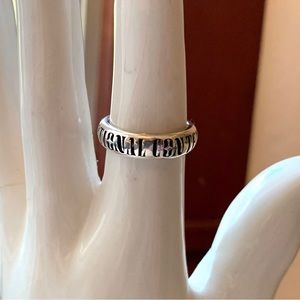 Maple Sterling Silver Band Ring